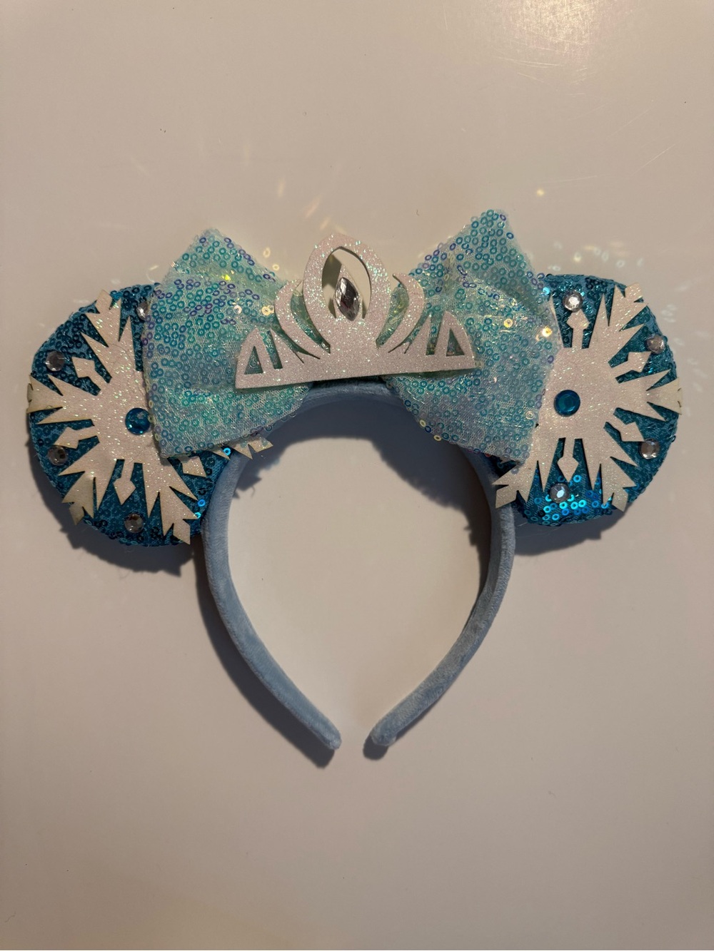 Frozen - Elsa, Blue Sequin Snow Princess Kids Costume Headband
